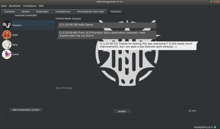 HushChat screenshot